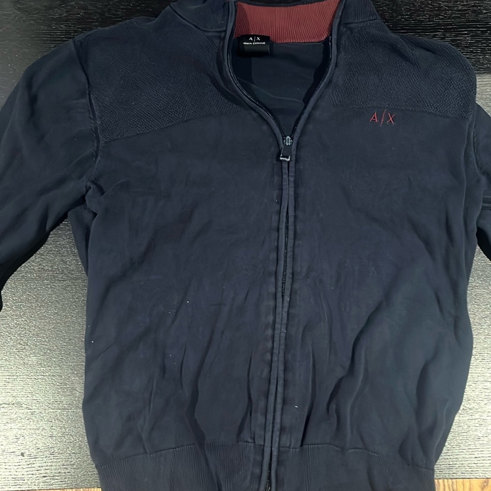 Armani exchange zip up